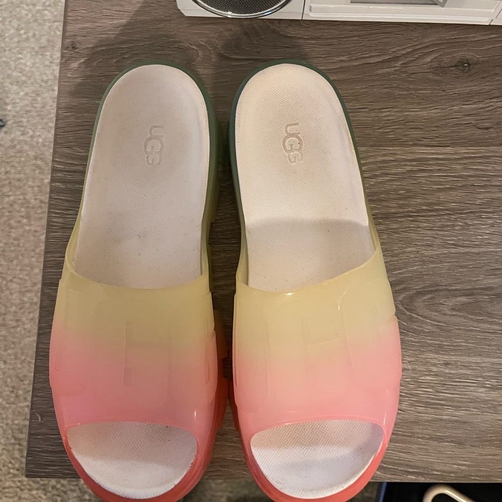 UGG Multicolor Gradient Slide Sandals - image 3
